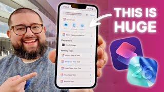 iOS 26 Shortcuts + Apple Intelligence is POWERFUL 