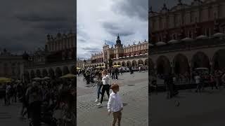 Market Square in Krakow (Rynek Krakowski).