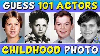 Guess the "101 ACTORS FROM A CHILDHOOD PHOTO" QUIZ!  TRIVIA/CHALLENGE