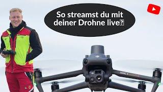 SO streamst du mit deiner Drohne live! DJI Mavic 3 Thermal Drohne mit Wärmebildkamera für Jagd