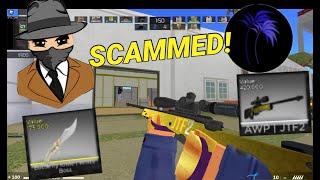 Scamming Counter Blox YouTubers! (Spy_Evan & Danny123D)