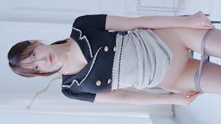 (4K 세로룩북) 도끼가 잘 보이는 Ai 실사 점점 벗는 스타킹 룩북 underwear Lookbook 란제리 모델 룩북 Lingerie Try On #ai19 #ai룩북