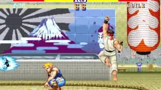 (P1) Tomo Ohira/Jeff Schaeffer vs. (P2) BLADE SFII Hyper Fighting SuperCade Replay