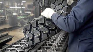 Amazing Process of Making Retreaded Tire With Old Tires. Tire Recycling Factory in Korea