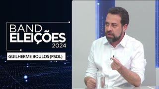 Guilherme Boulos (PSOL) é entrevistado no Band Eleições