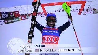 Women's  Slalom - Highlights - GÜRGL AUT - 2024 - Mikaela Shiffrin -  WINNER 99.