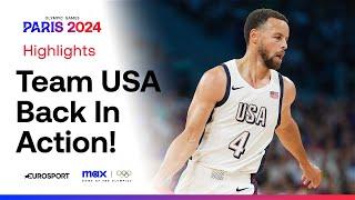 USA vs South Sudan Basketball | Stephen Curry, Kevin Durant & LeBron James ALL FEATURE! #Paris2024