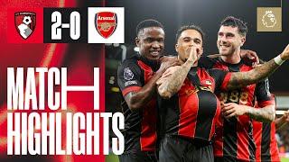 Saliba sent off as Cherries storm Arsenal | AFC Bournemouth 2-0 Arsenal