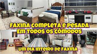 Faxina Completa em todos os Cômodos , a casa estava podre , foi um dia inteiro de faxina pesada.