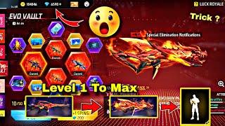 EVO M4A1 MAX TRICK| NEW EVO VAULT FREE FIRE| FREE FIRE NEW EVENT || TOXIC YT