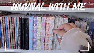 ASMR Journaling | Mixed Vintage and Modern Collage | Hot Air Balloons