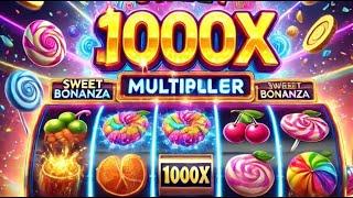  Sweet Bonanza ЗАНОС 1000X! Ловим БОЛЬШИЕ ВЫИГРЫШИ в прямом эфире! 