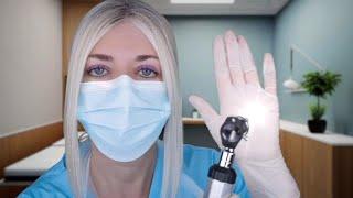 ASMR Ear Exam & Deep Ear Cleaning - Fizzy Drops, Otoscope, Picking, Brushing, Latex Gloves, Typing