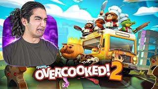 نوب سگ تو این بازی با بدبختی آشپزی میکنه (overcooked)