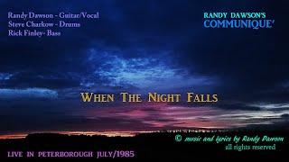 RANDY DAWSON'S COMMUNIQUE' -WHEN THE NIGHT FALLS-LIVE IN PETERBOROUGH JULY 1985- STEVE CHARKOW DRUMS