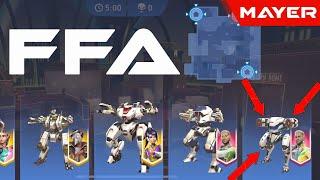 New FFA mode - First try - Nasty combos | Mech Arena