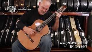 Tom Blackshear Reyes Classical Guitar in Cedar - Savage Classical Guitar