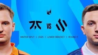 FNC v BDS | 2025 LEC Winter | Week 5 Day 2 | Fnatic vs. Team BDS Game 3