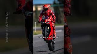 Marc Marquez Wheelies on the New Ducati Panigale V2 | #marcmarquez #motogp #ducatipanigale