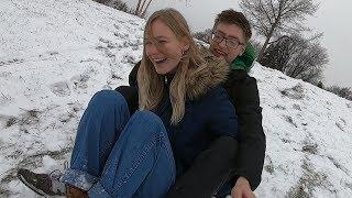 Sledding with my Step Sister!