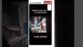 Roboat solves Rubik's Cube like a pro  #RubiksCube #RobotMagic #CubeSolver #cubewallah366 #puzzle