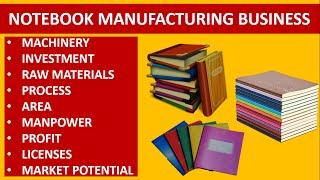 Notebook Manufacturing Business | Small Scale Business Idea | Profitable Business Idea | How to ??