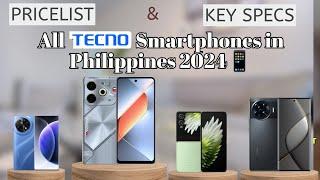 Tecno price list in philippines 2025