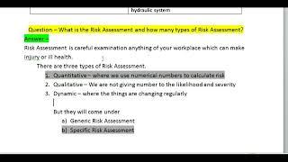 Risk Assessment Part 1 - English and In Darijaa