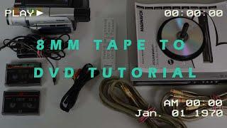 How to transfer Video8 Hi8 and Digital 8 to DVD | Simplest Method for Digitization | Buy Our Kit