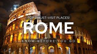 ROME Places: Travel Inspiration