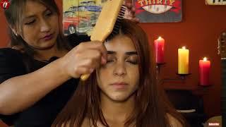 NELSY - Relaxing Hair Brushing, Massage Sounds Stress Relief - Whisper ASMR Ear to Ear