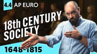 SOCIETY & Demographics in 18th Century Europe [AP Euro Review—Unit 4 Topic 4]