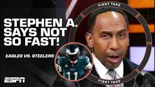 Stephen A. Smith is NOT BUYING the Eagles’ drama is OVER?! Shannon Sharpe RESPONDS! | First Take