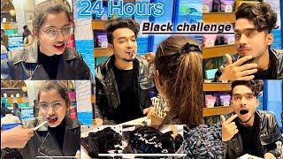 Ariff Anushka 24 Hours Black Challenge ️Winner Ap Batao ?