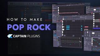 How to make Pop Rock with Captain Plugins - Chords, Melody, Bass, Drums Plugin Generator (Tutorial)