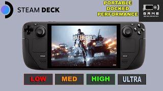 STEAM DECK | BATTLEFIELD 4 | All Presets | 800P | 1080P Benchmark 2023