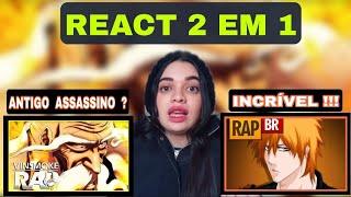 React 2 em 1 (Bleach) Rap do Yamamoto | Ryuujin Jakka - @VinsmokeMnw e Rap do Ichigo - @Tauz