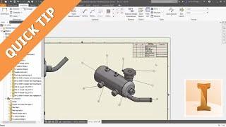 Quick Tip - Creating Parts Lists