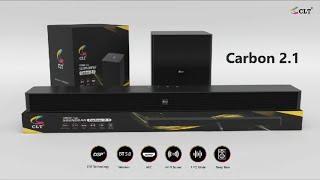 CLT Carbon 2.1 Home Theatre with 1200 watt Surround Sound Bluetooth, HDMI arc and optical support.