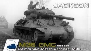 WW2 M36 Jackson footage.