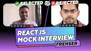 ReactJs Interview (Fresher)| ReactJs & JavaScript