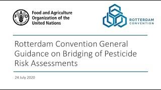 General Guidance on Bridging of Pesticide Risk Assessments