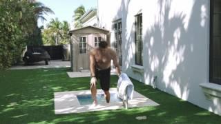 Tony Robbins's Cold Plunge Pool & Trampoline