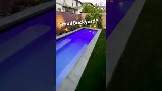 Can you fit a pool in a SMALL BACKYARD?