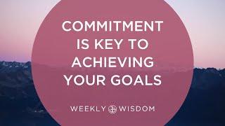 Why Commitment is Key to Achieving Your Goals | Jungian Life Coaching