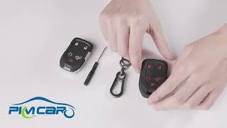 The installation video of Chevy/GMC silicone key fob case