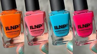 ILNP - Watercolor Collection | Nail Polish Swatch & Review + Comparisons | JESSFACE90