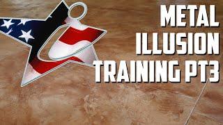 Metal Illusion Flooring Training (Part 3)