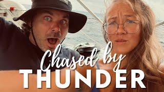 Crossing to Sardinia. Thunder all around us. - EP 12 - SAILING EUROPE