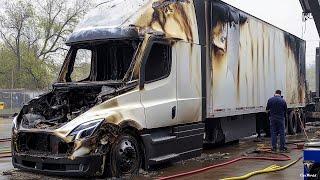 What Really Happened with Tesla Semi Fire Crash? Elon Musk SHOCKED about REAL Reason and Big Update